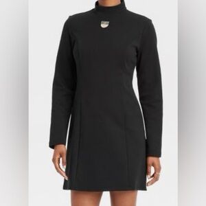 Elegant Black Long Sleeve Dress
